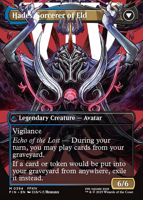 Emet-Selch, Unsundered // Hades, Sorcerer of Eld 394, back face
