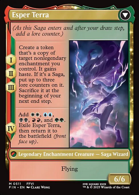 Terra, Magical Adept // Esper Terra 511, back face