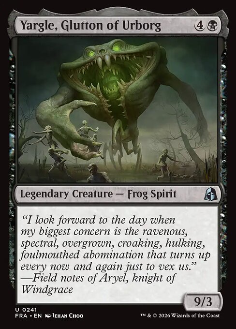 Yargle, Glutton of Urborg 241