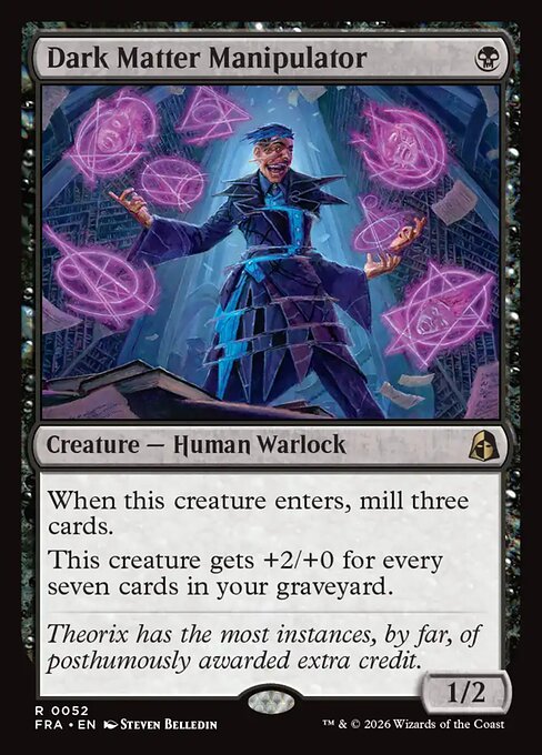 Dark Matter Manipulator 52