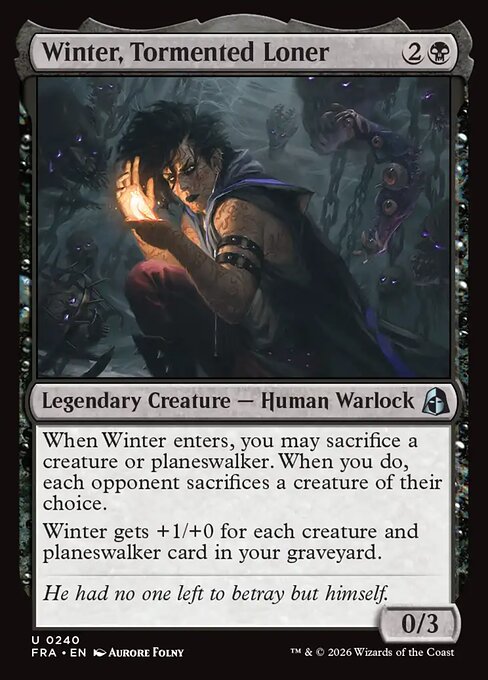 Winter, Tormented Loner 240