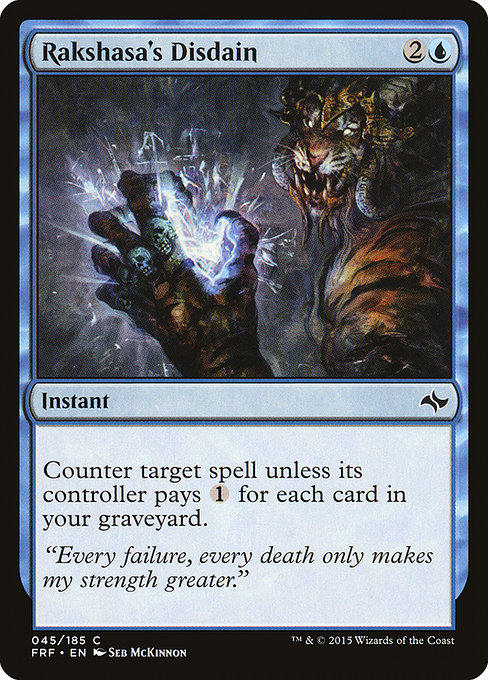 Rakshasa's Disdain 45