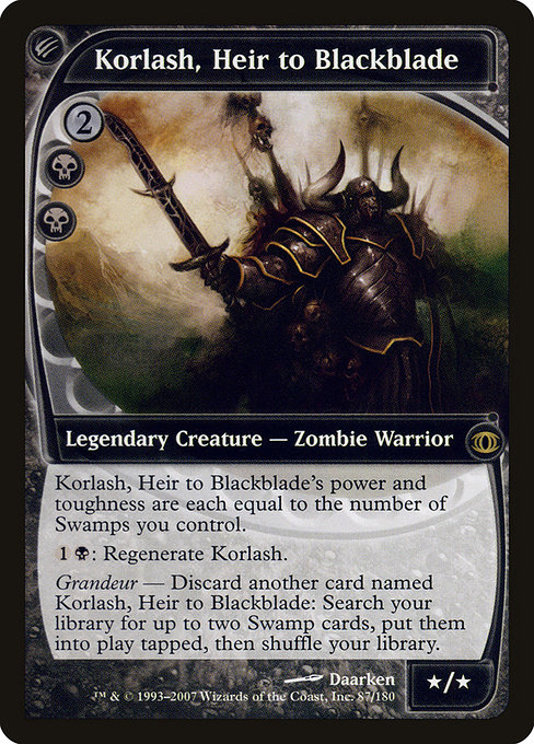 Korlash, Heir to Blackblade 87