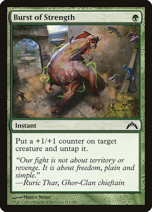 Burst of Strength 115