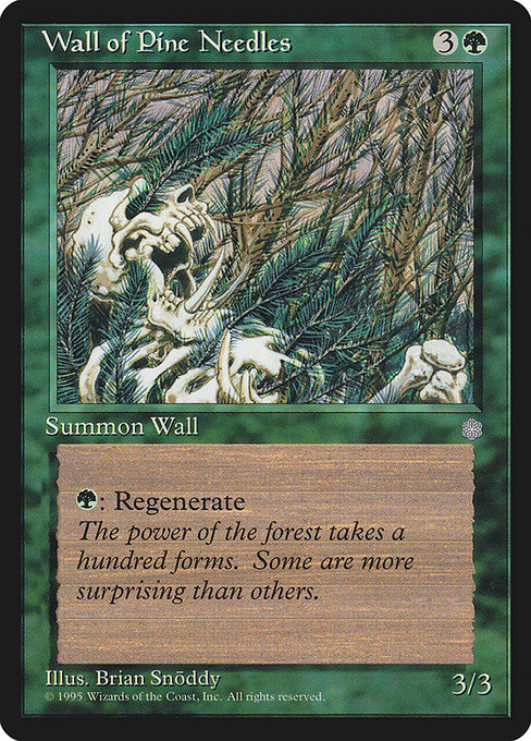 Wall of Pine Needles 274