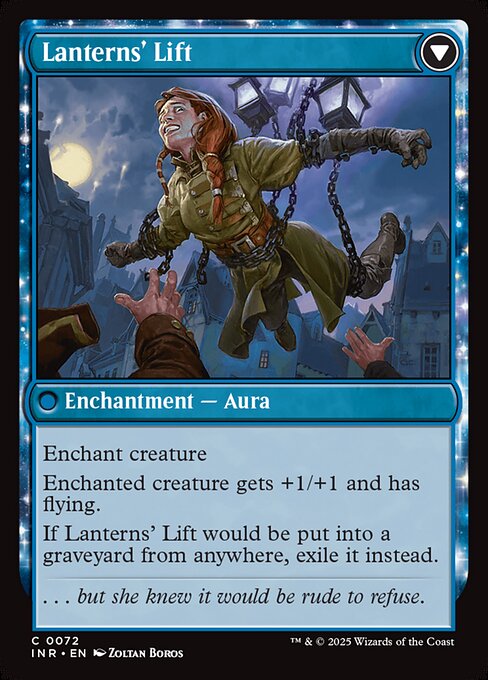 Lantern Bearer // Lanterns' Lift 72, back face
