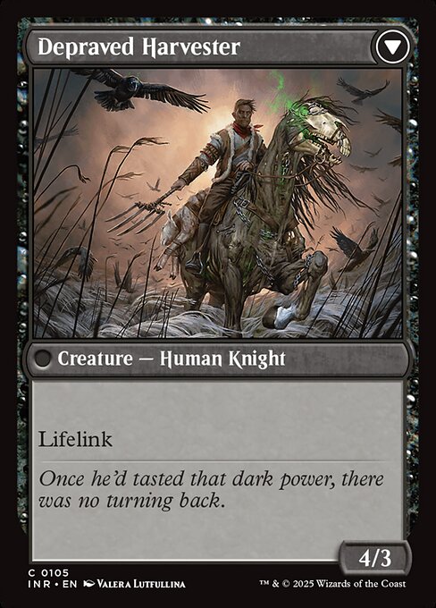 Desperate Farmer // Depraved Harvester 105, back face
