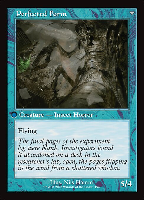 Aberrant Researcher // Perfected Form 454, back face