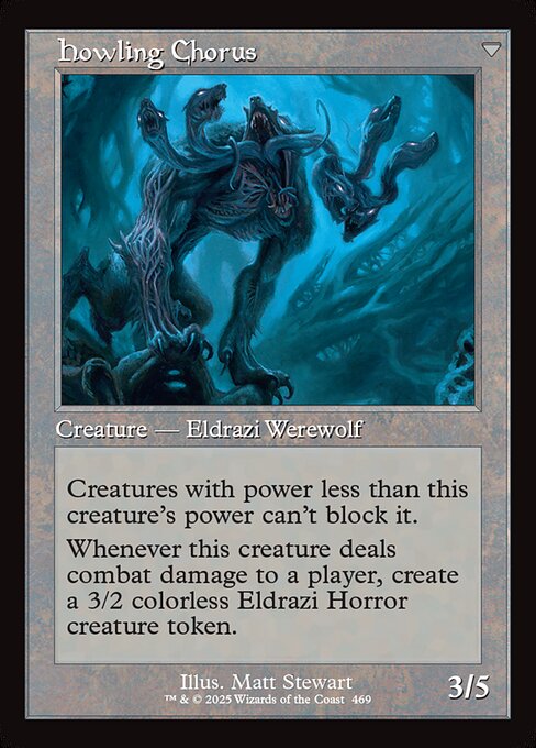 Shrill Howler // Howling Chorus 469, back face