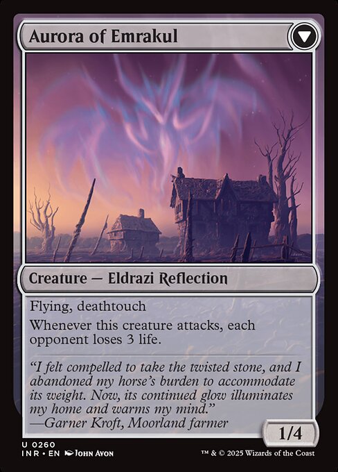 Cryptolith Fragment // Aurora of Emrakul 260, back face