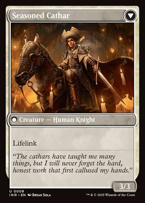 Ambitious Farmhand // Seasoned Cathar 8, back face