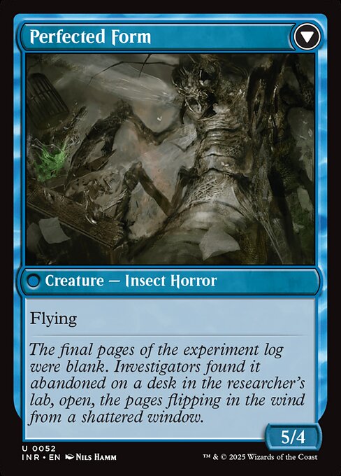 Aberrant Researcher // Perfected Form 52, back face
