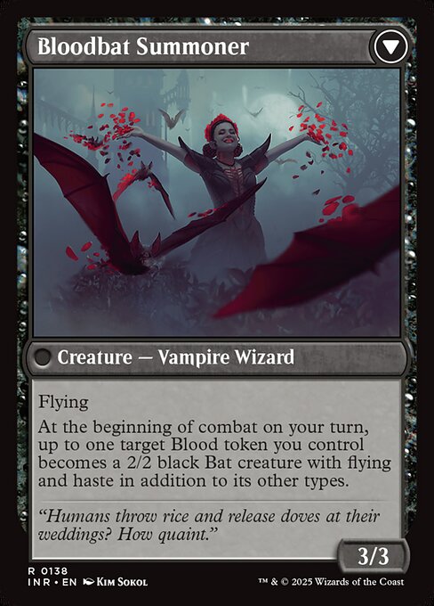 Voldaren Bloodcaster // Bloodbat Summoner 138, back face