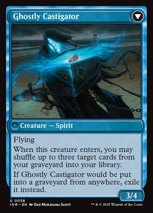 Covetous Castaway // Ghostly Castigator 58, back face