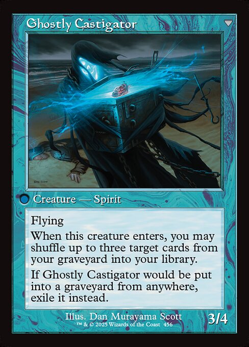 Covetous Castaway // Ghostly Castigator 456, back face