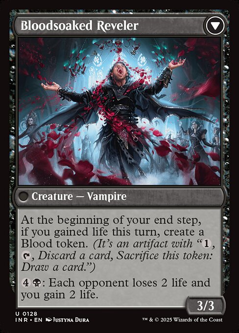 Restless Bloodseeker // Bloodsoaked Reveler 128, back face