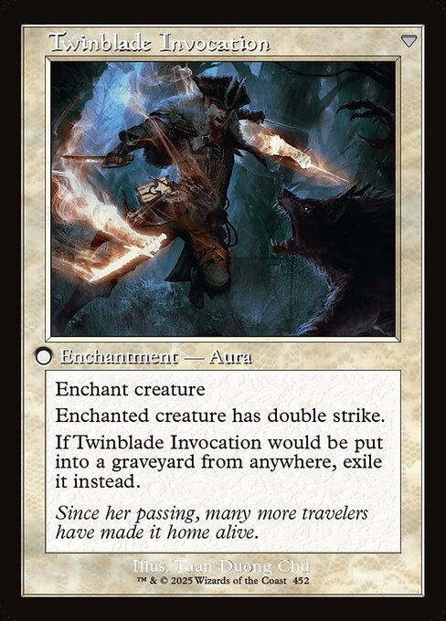 Twinblade Geist // Twinblade Invocation 452, back face