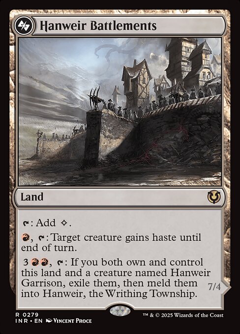 Hanweir Battlements // Hanweir, the Writhing Township 279