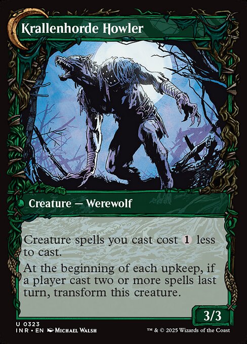 Duskwatch Recruiter // Krallenhorde Howler 323, back face