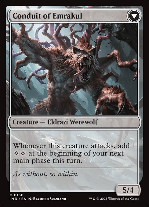 Conduit of Storms // Conduit of Emrakul 150, back face