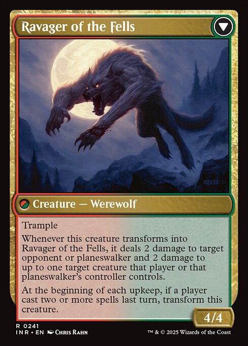 Huntmaster of the Fells // Ravager of the Fells 241, back face