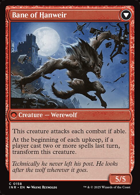 Hanweir Watchkeep // Bane of Hanweir 158, back face
