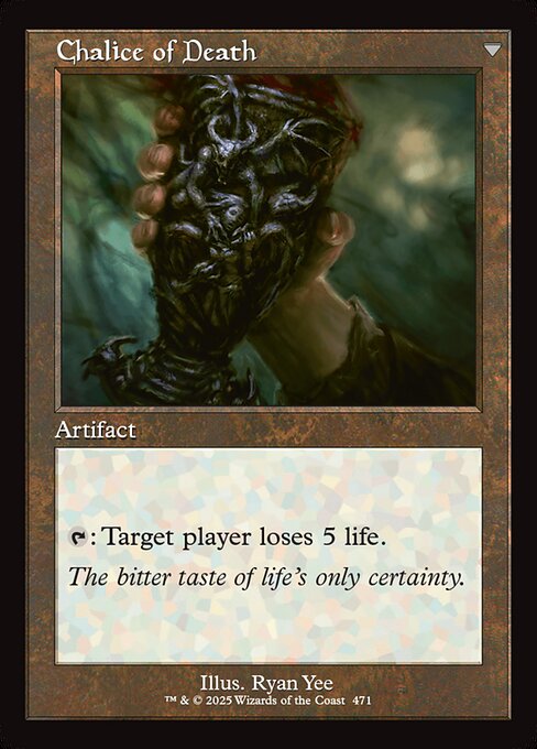 Chalice of Life // Chalice of Death 471, back face