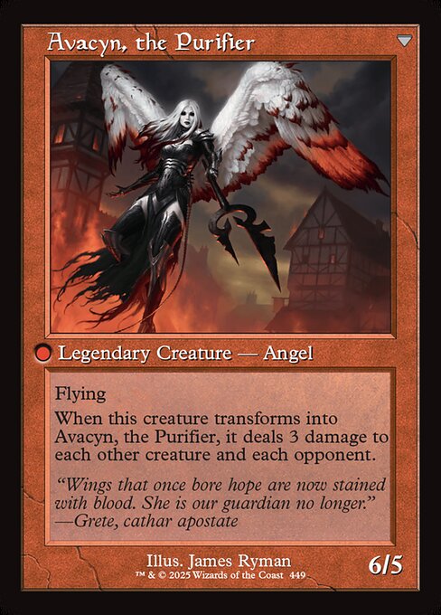 Archangel Avacyn // Avacyn, the Purifier 449, back face