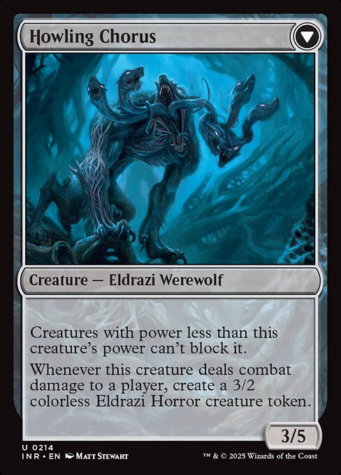 Shrill Howler // Howling Chorus 214, back face