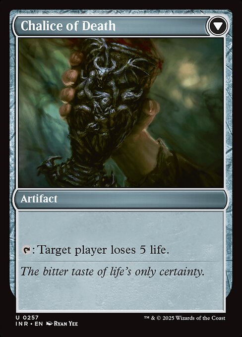 Chalice of Life // Chalice of Death 257, back face