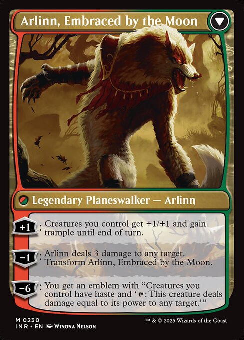 Arlinn Kord // Arlinn, Embraced by the Moon 230, back face