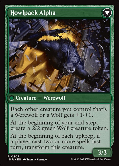 Mayor of Avabruck // Howlpack Alpha 207, back face