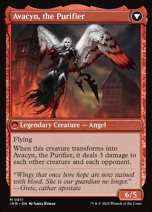 Archangel Avacyn // Avacyn, the Purifier 11, back face