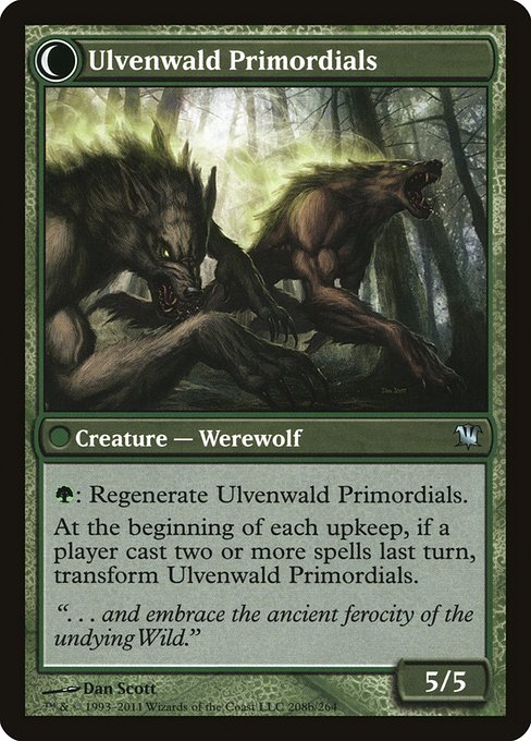 Ulvenwald Mystics // Ulvenwald Primordials 208, back face
