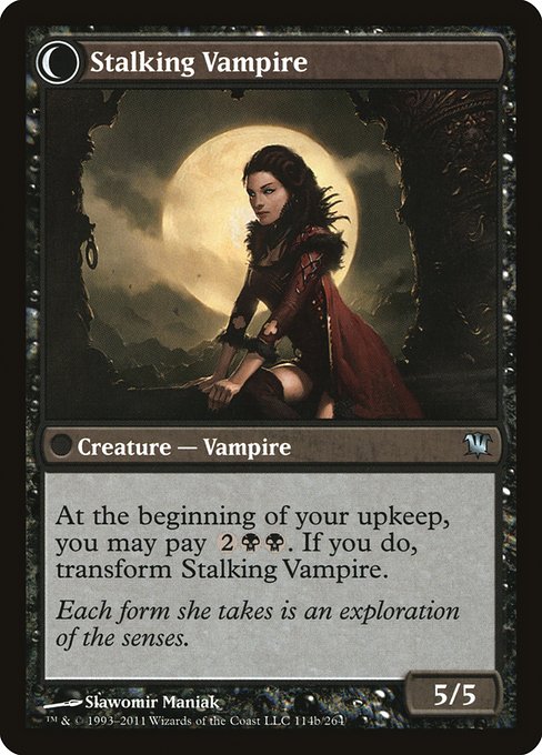 Screeching Bat // Stalking Vampire 114, back face