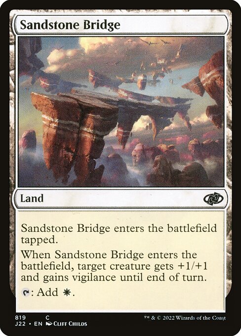 Sandstone Bridge 819