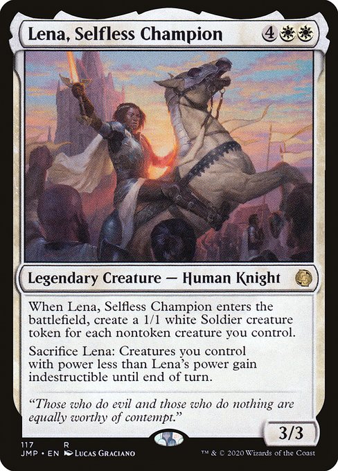 Lena, Selfless Champion 117
