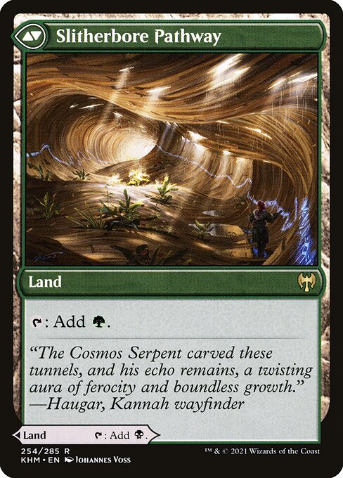 Darkbore Pathway // Slitherbore Pathway 254, back face