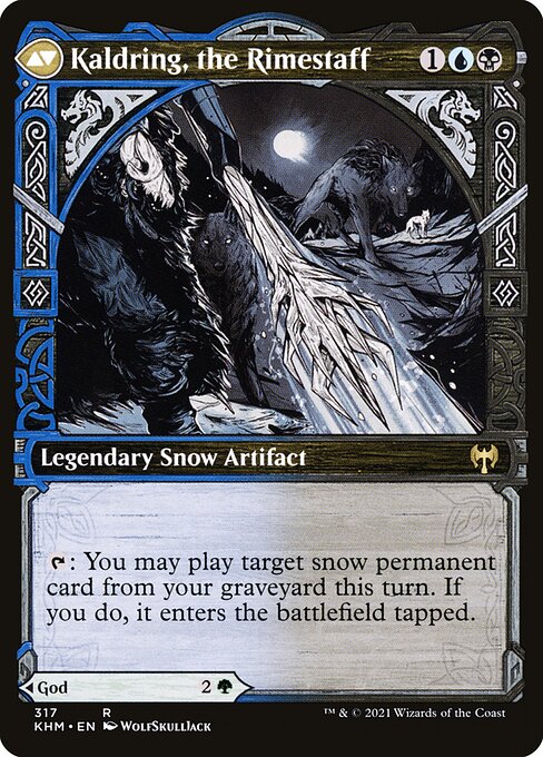 Jorn, God of Winter // Kaldring, the Rimestaff 317, back face