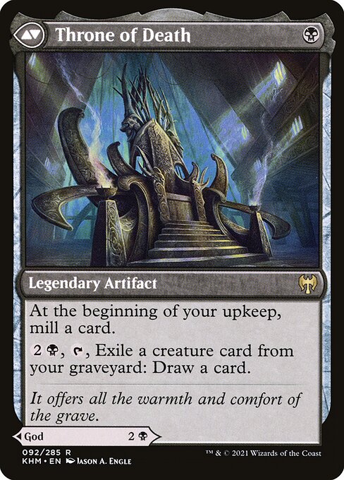 Egon, God of Death // Throne of Death 92, back face