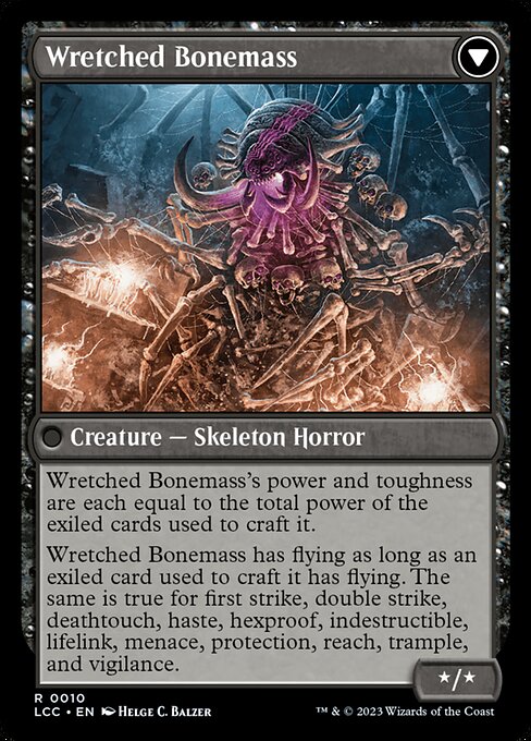 Altar of the Wretched // Wretched Bonemass 10, back face