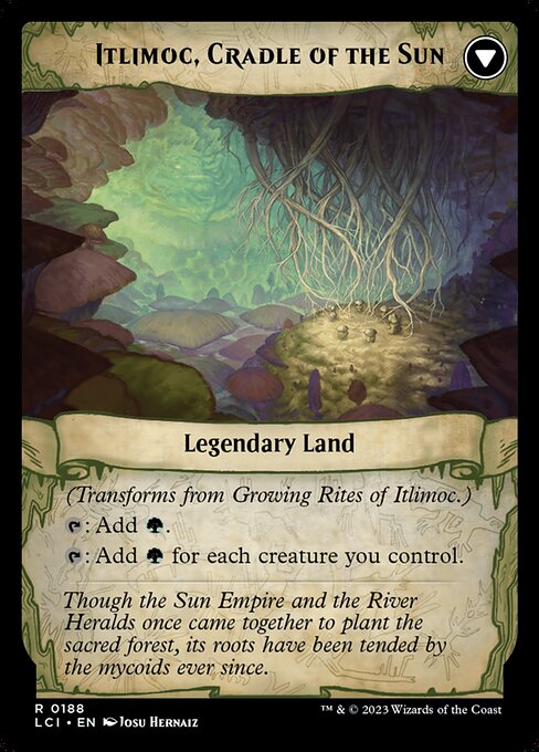 Growing Rites of Itlimoc // Itlimoc, Cradle of the Sun 188, back face