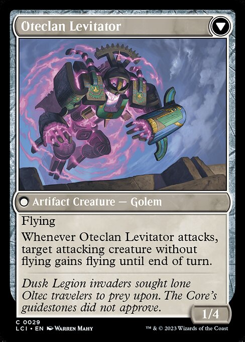 Oteclan Landmark // Oteclan Levitator 29, back face