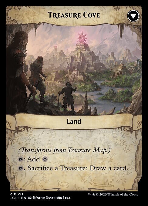 Treasure Map // Treasure Cove 391, back face