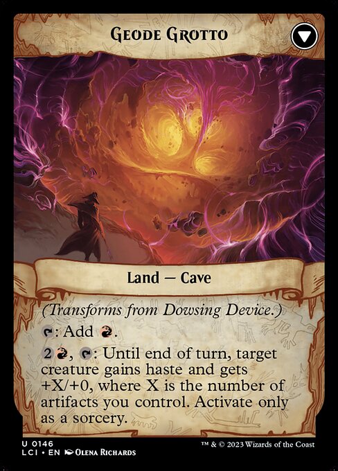 Dowsing Device // Geode Grotto 146, back face