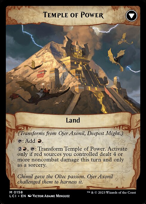 Ojer Axonil, Deepest Might // Temple of Power 158, back face