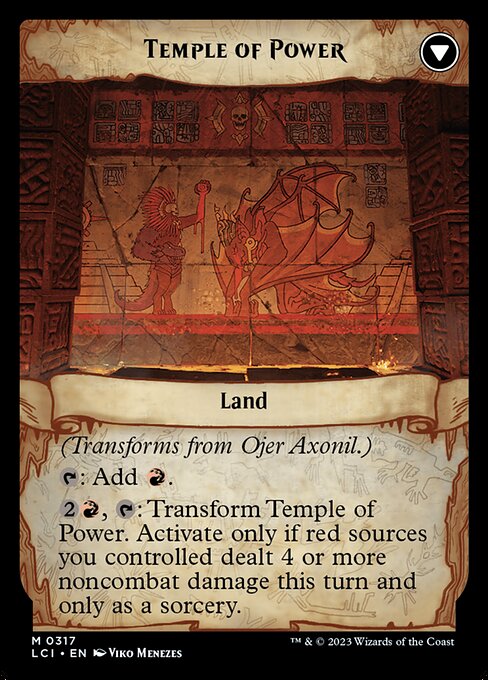 Ojer Axonil, Deepest Might // Temple of Power 317, back face