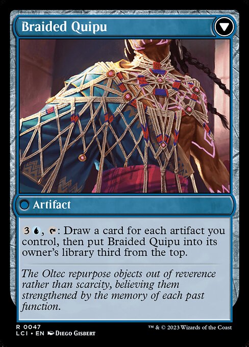 Braided Net // Braided Quipu 47, back face