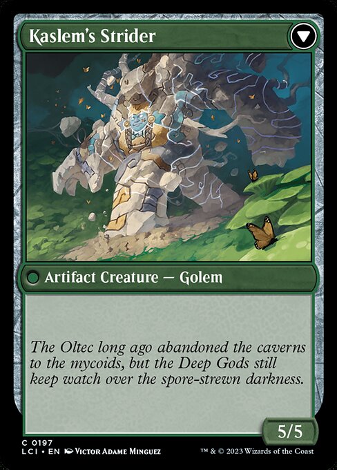Kaslem's Stonetree // Kaslem's Strider 197, back face
