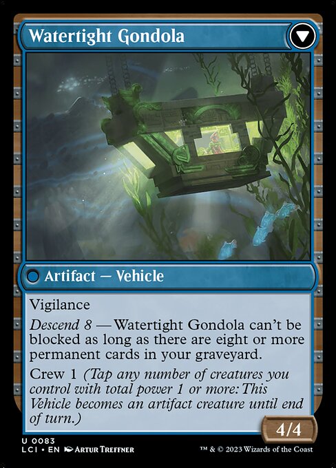 Waterlogged Hulk // Watertight Gondola 83, back face